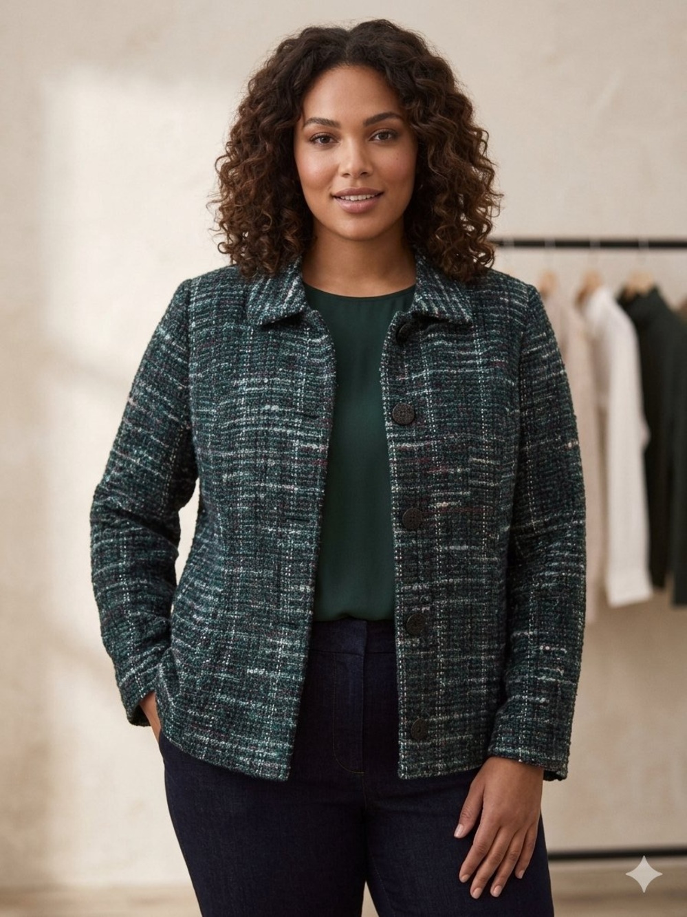 Christooher Banks Jacket Tweed Blazer Wool
Blend